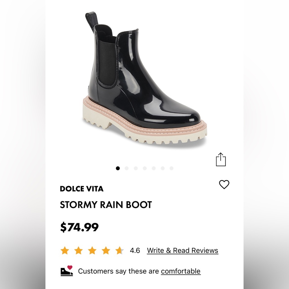 Dolce Vita Ankle Rainboot